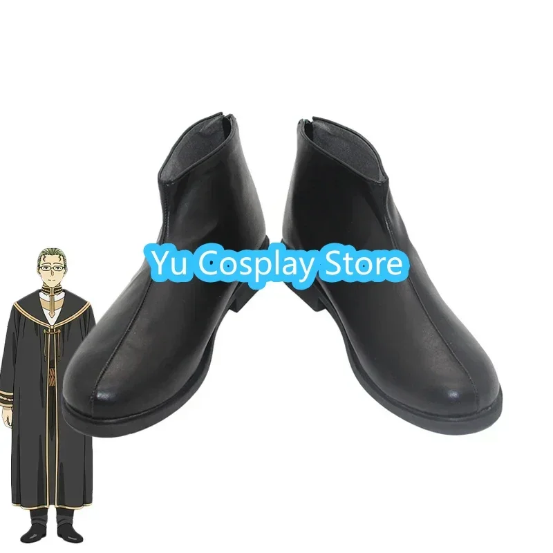 Anime Frieren at the Funeral Heiter Cosplay Shoes Cute Cosplay Boots Halloween Carnival Prop PU Leather Shoes Custom Made