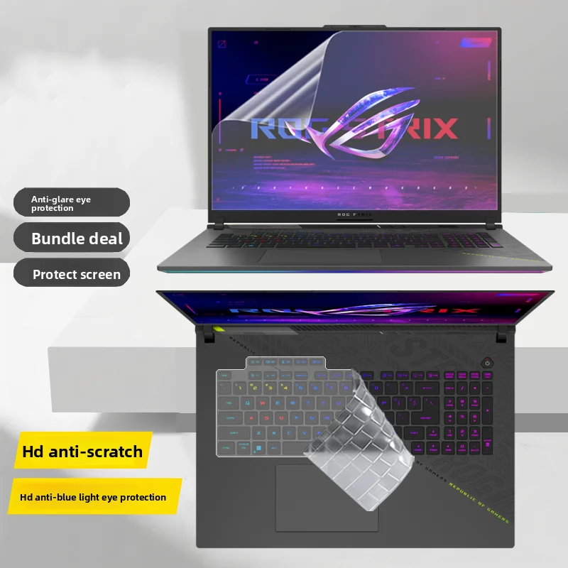 

for 2024/25ROG Strix G18 computer screen film G834 keyboard cover G815 anti-blue light G835 anti-refraction G814 protective film