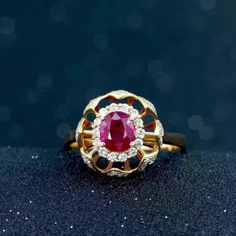 

Винтажное серебряное кольцо с рубином 925 пробы для вечеринки, 5 мм * 6 мм, 0,6 карата, 100% натуральное серебряное кольцо с рубином, ювелирные изделия из стерлингового серебра