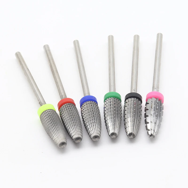 Easy Nail New! Tungsten Carbide Nail Drill Bit Electric Nail Mills Cutter for Manicure Machine Nail Files Accessories F0615