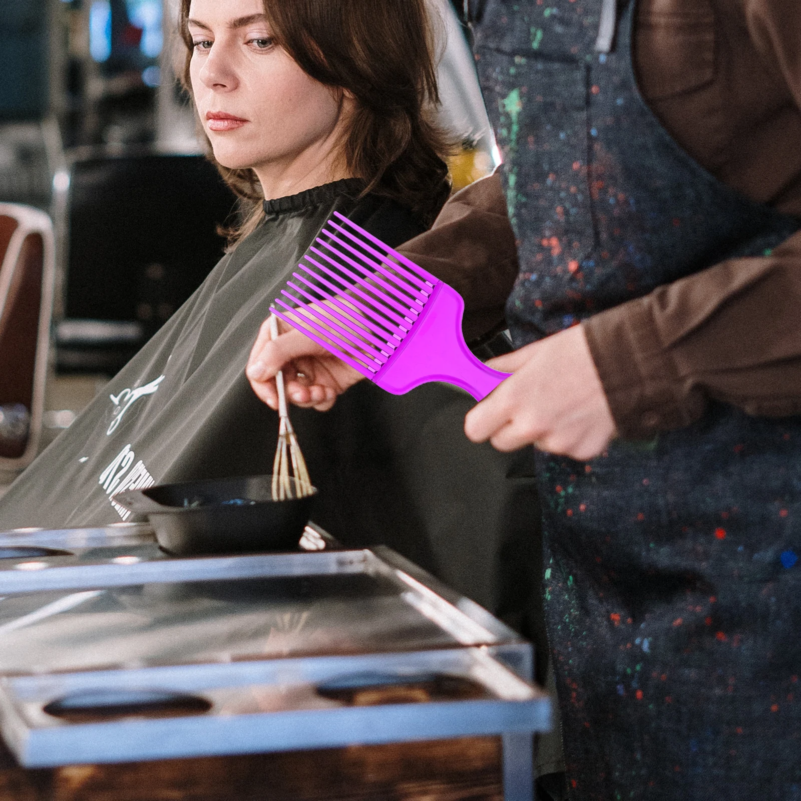 

3 шт., масляная расческа для волос с широкими зубьями, портативная расческа для укладки для массажа кожи головы, антистатические легкие аксессуары для парикмахерских