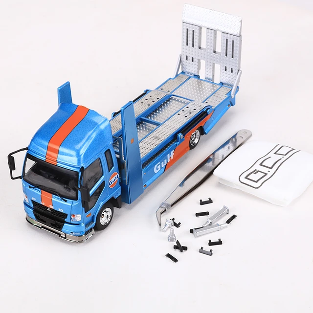 GCD 1:64 LBWK Mitsubishi LB-TRUCKS Double-Decker Trailer Fuso Super Great  Alloy Model Car - AliExpress