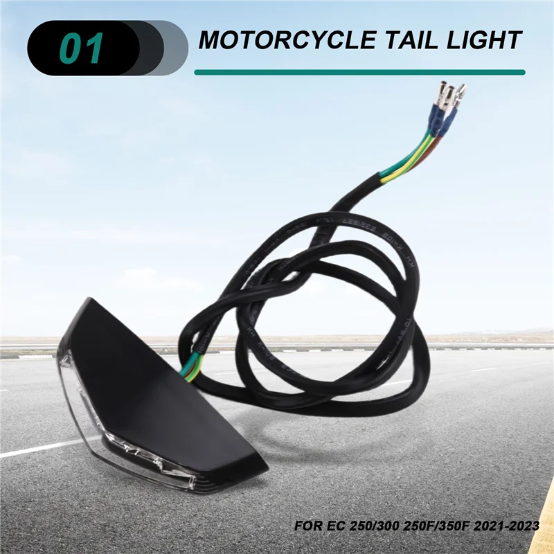 【¡¡Casa de precio! !】Luces de freno traseras de motocicleta para GASGAS EC 250/300 250F/350F 2021-2023 conjunto de lámpara trasera