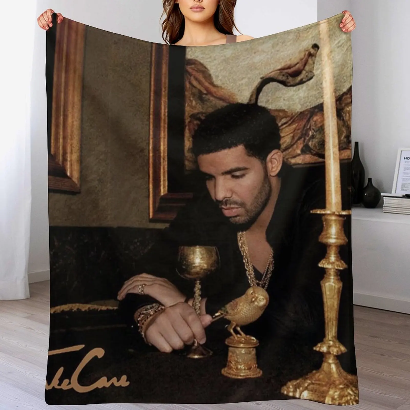 

Take Care Drake Throw Blanket cosplay anime Multi-Purpose Extra Large Throw Thin Blankets