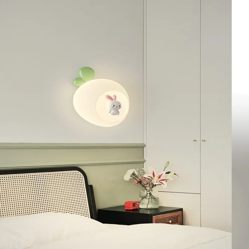 

Creative Cream Wall Lamp Modern Minimalist Bedside Light LED Lighting Fixture For Bedroom Living Room And Home Decor Chandelier