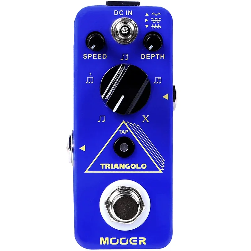 

MOOER Triangolo Electric Guitar Pedal Effect Digital Tremolo Effect Full Metal Shell True Bypass Pedal Guitar Accessories