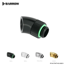 Barrow 2/4/6/8/10 PCS TWT45-B01 G1/4 Male To Female Water cooling 45 Degree Fitting tube connector PC Cooling System Accessories