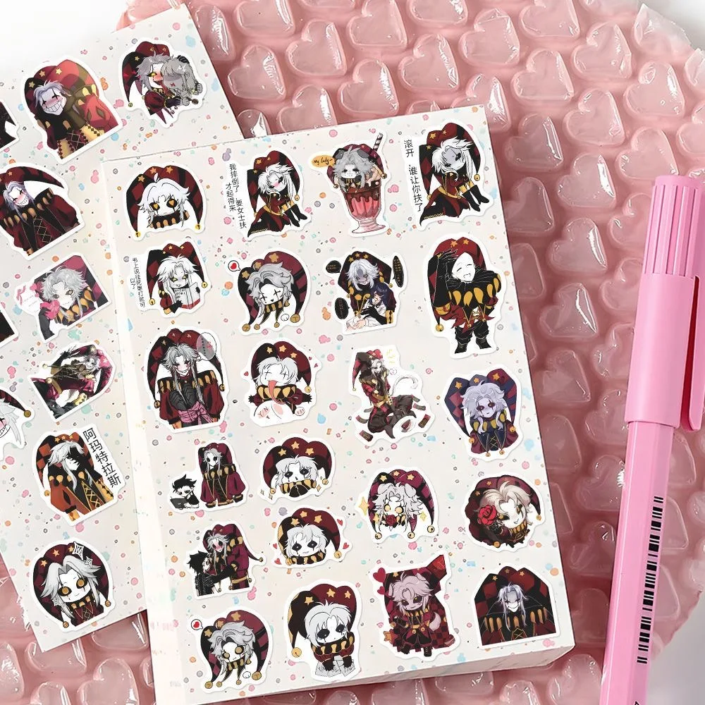 60PCS The Freak Circus Anime Stickers Water Cup Phone Case Computer Backpack Cabinet DIY Self-Adhesive Waterproof Sticker