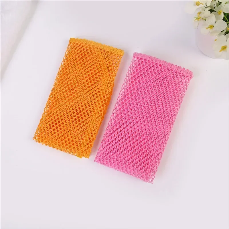 New Mesh Non-stick Dishwashing Cloth Mesh Dishwashing Towel Mesh Cloth Cleaning Scouring Pad Cleaning Tools Kichen Accessories