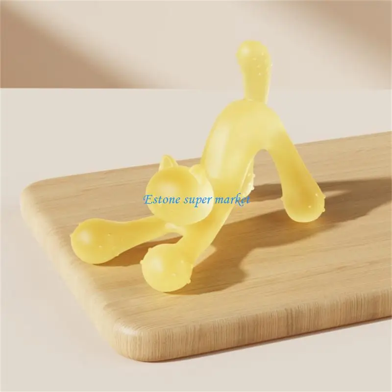 090B Silicone Baby Soother Cartoon Nursing Teething Toy Toddlers Chewable Teether