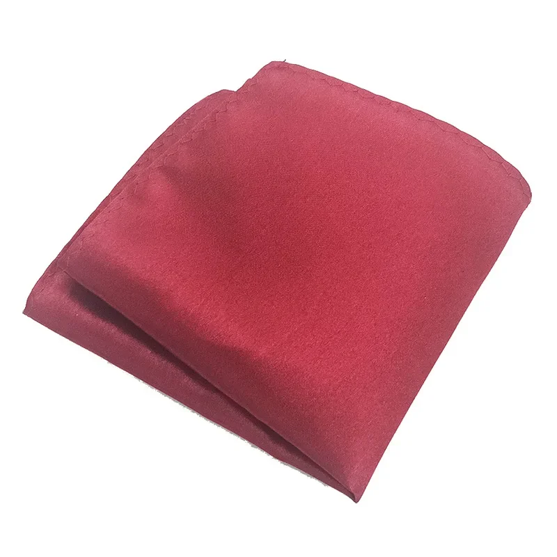 Jednokolorowe chusteczki kieszonkowe Miękka chusteczka w dotyku dla mężczyzn Candy Color Simple Once Square Cloth Men Suit Chest Cloth Accessories