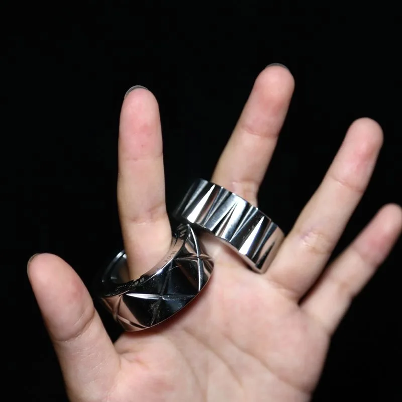 Mechanic Fidget Ratchet Ring Haptic Ring EDC Toys Removable Stainless Steel Fidget Spinner Metal Fingertip Fidget Toys