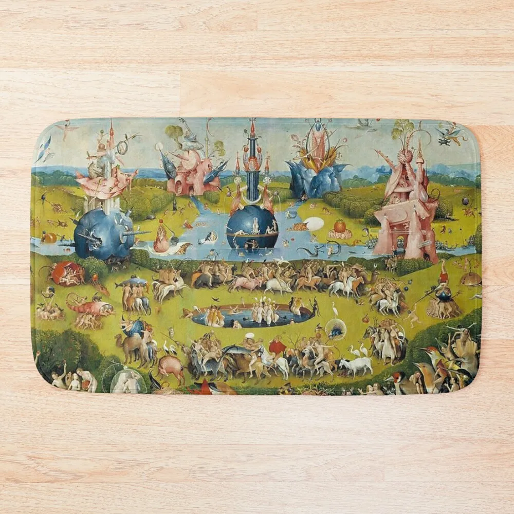 

The Garden of Earthly Delights by Hieronymus Bosch Bath Mat Household Items Rooms Hallway Carpet Mat