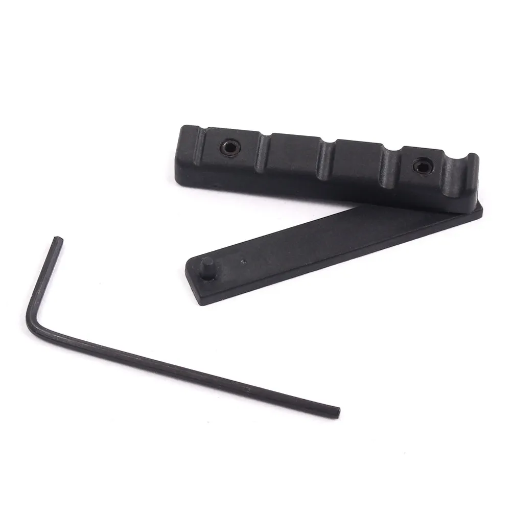 5-Saiter-Bass-Sattel-Ersatzset aus Pommerscher Knochen, modernes Design, geschlitzter Sattel, perfekter Klang für 5-Saiter-Bassgitarren