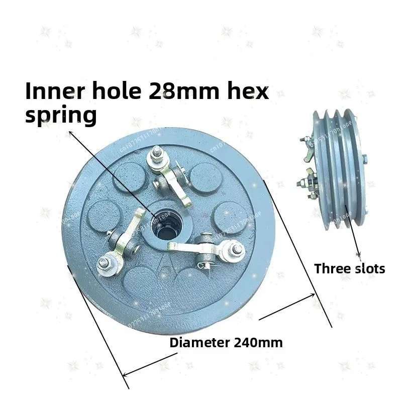 

Agricultural Vehicle Small Trailer 130 Clutch Assembly Nine-Spring Six-Spring Four-Slot Clutch