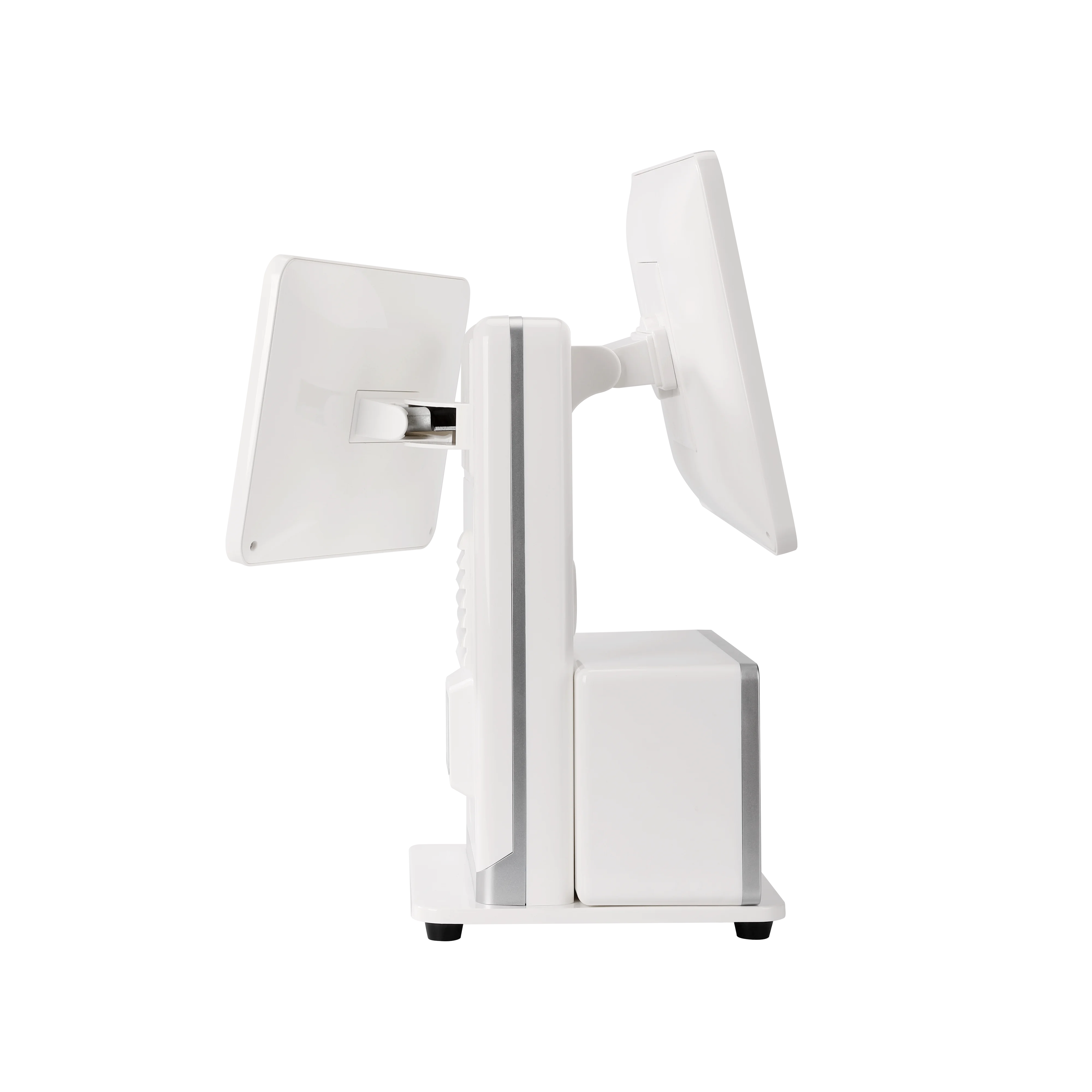 15.6 inch POS Terminal, All-in-One Cash Register POS System The Screen Supports It Can Be Adjusted to Left or Right Orientation