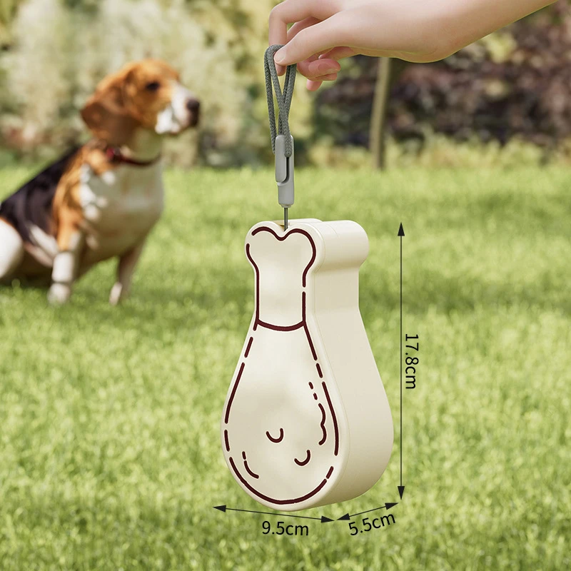 2 in 1 300ml Portable Food Grade Material Dog Cat Travel Pet Water Cup Bottle with Food Dispenser Portable Dog Water Bottle