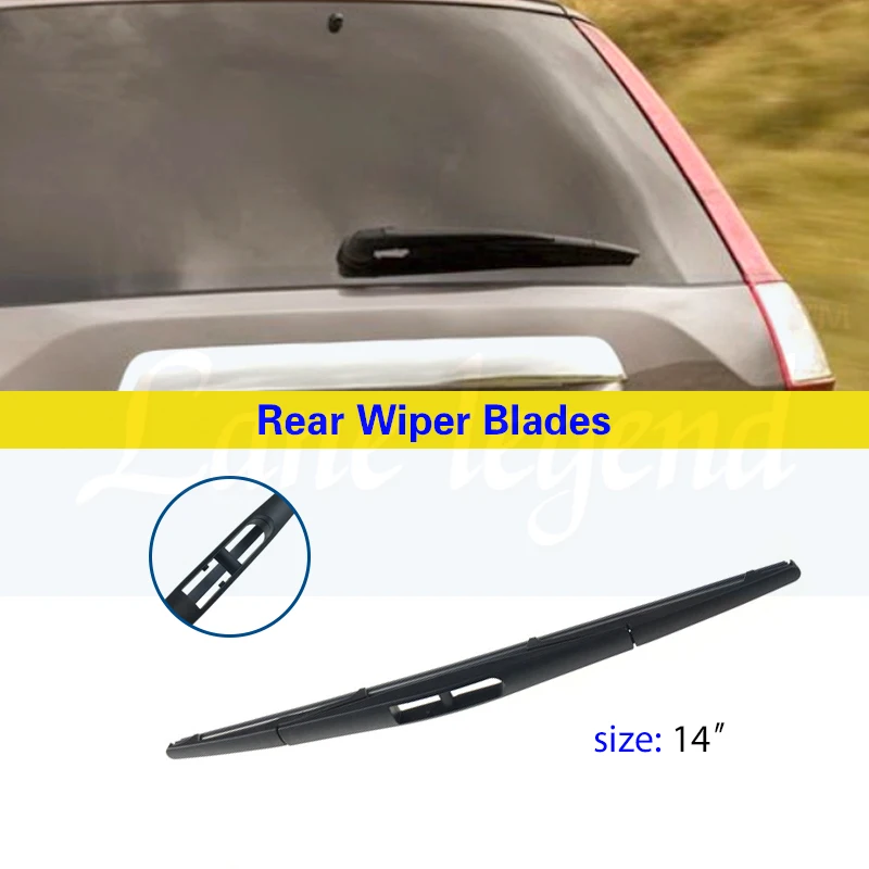 Limpiaparabrisas delantero y trasero para coche, escobillas de limpiaparabrisas de goma suave para Honda CRV CR-V 2007-2011, tercera generación