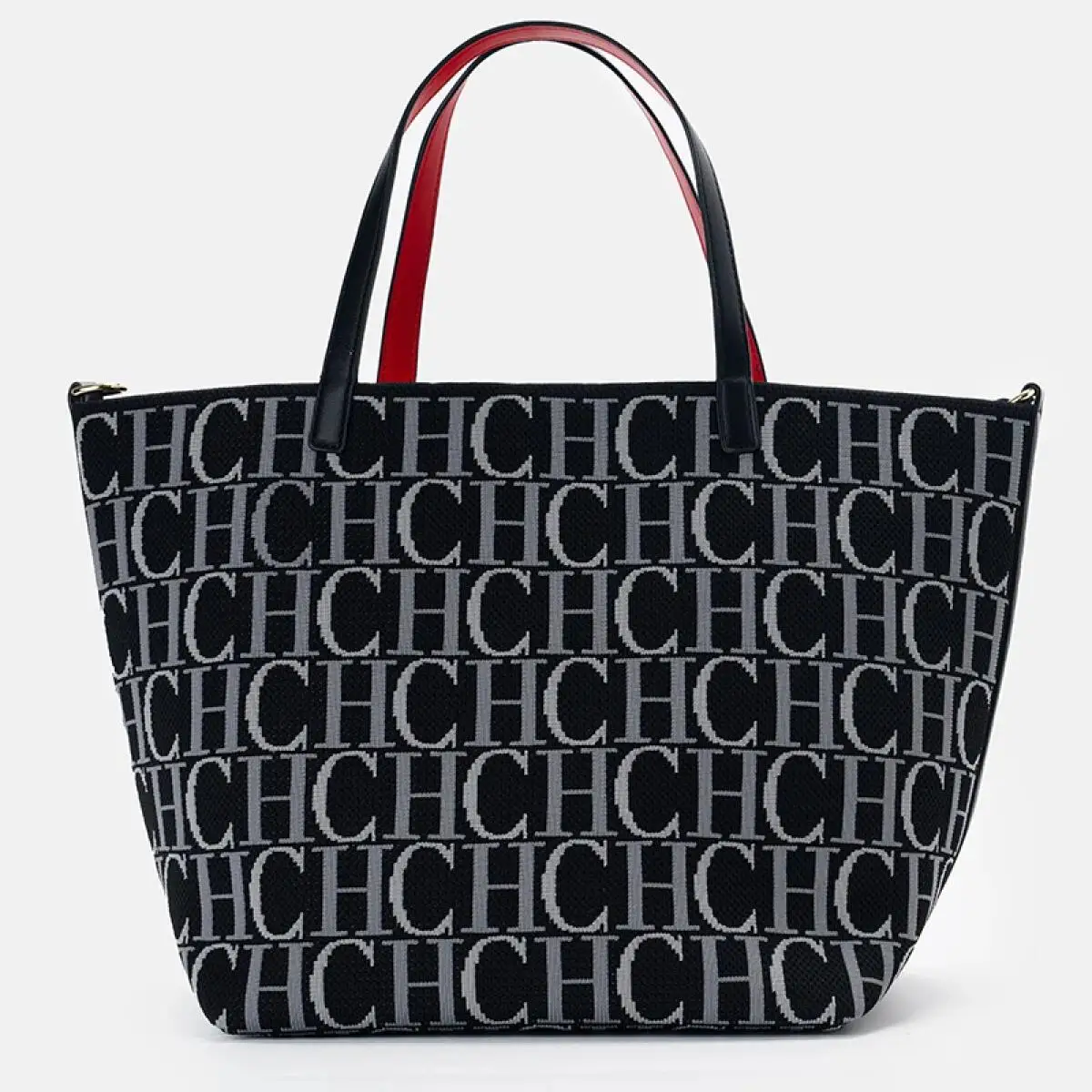CH Women Tote Bag Monogram Pattern Spacious Capacity Lightweight 2026 New Shoulder Bag Daily Shopping Office Travel