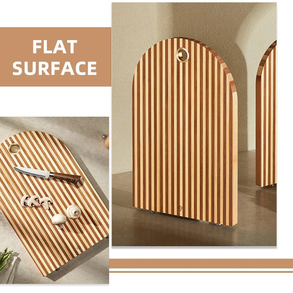 

1pc Multifunctional Cutting Board Household Kitchen Wood Essentials Grid Design Vegetable Cheese Prep Board Home for Cooking