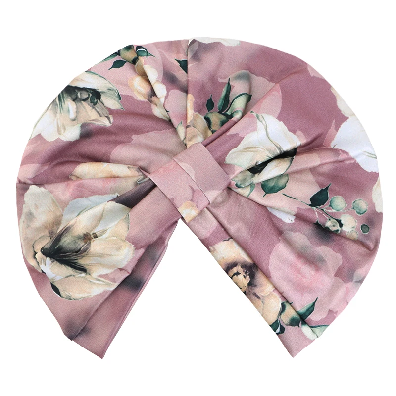 Muslim Women Ethnic printed headscarf Square Knot Bag Headscarf Indian Hat Protector Released Hat image 5