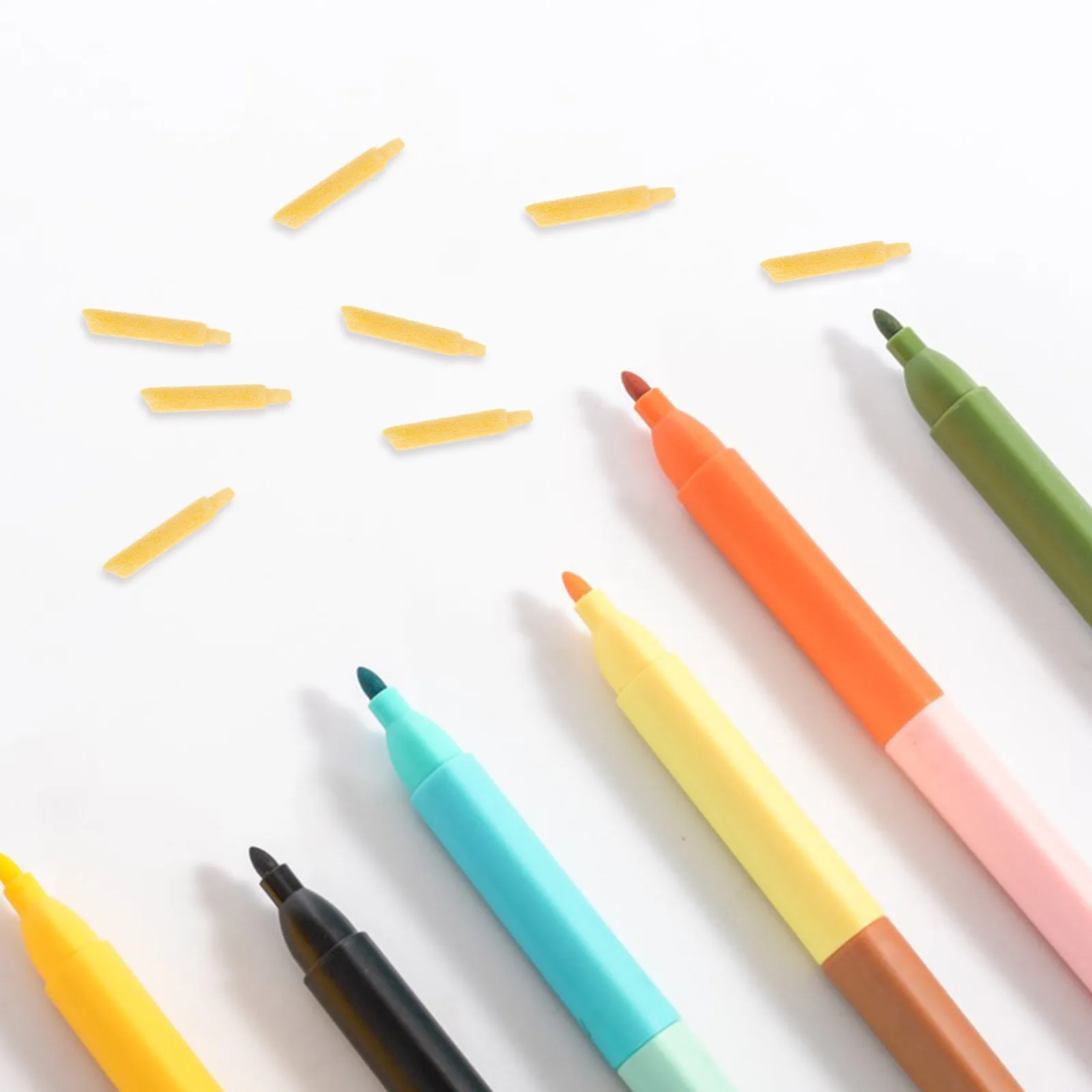 

30Pcs Marker Pen Tips Replacement Nibs for Paint Markers Universal Fit Acrylic Pen Points for Creative Drawing Writing