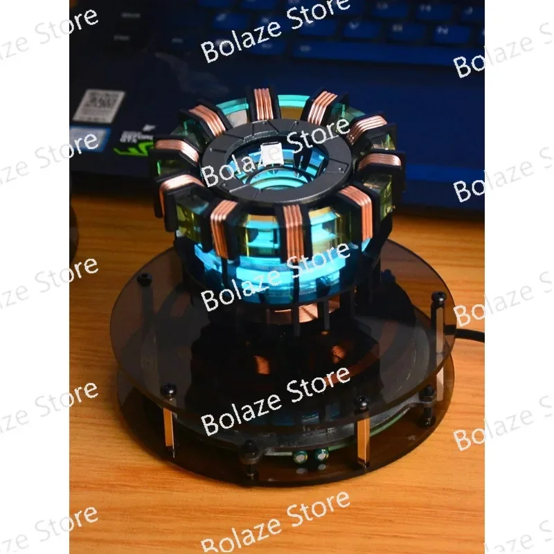 Magnetic levitation Iron Man office desktop creative black technology