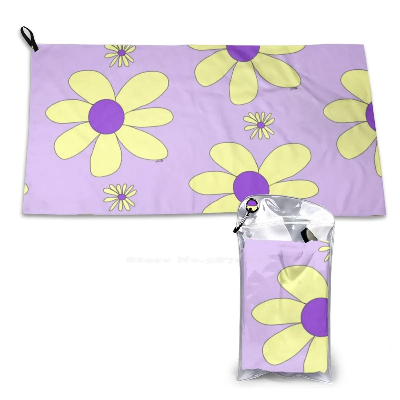 Flowers 3 Soft Comfortable Bath Shower Quick Dry Towel Pencilcases Zip Phonecases Kitchen Stationary Sbolotagomes Apron