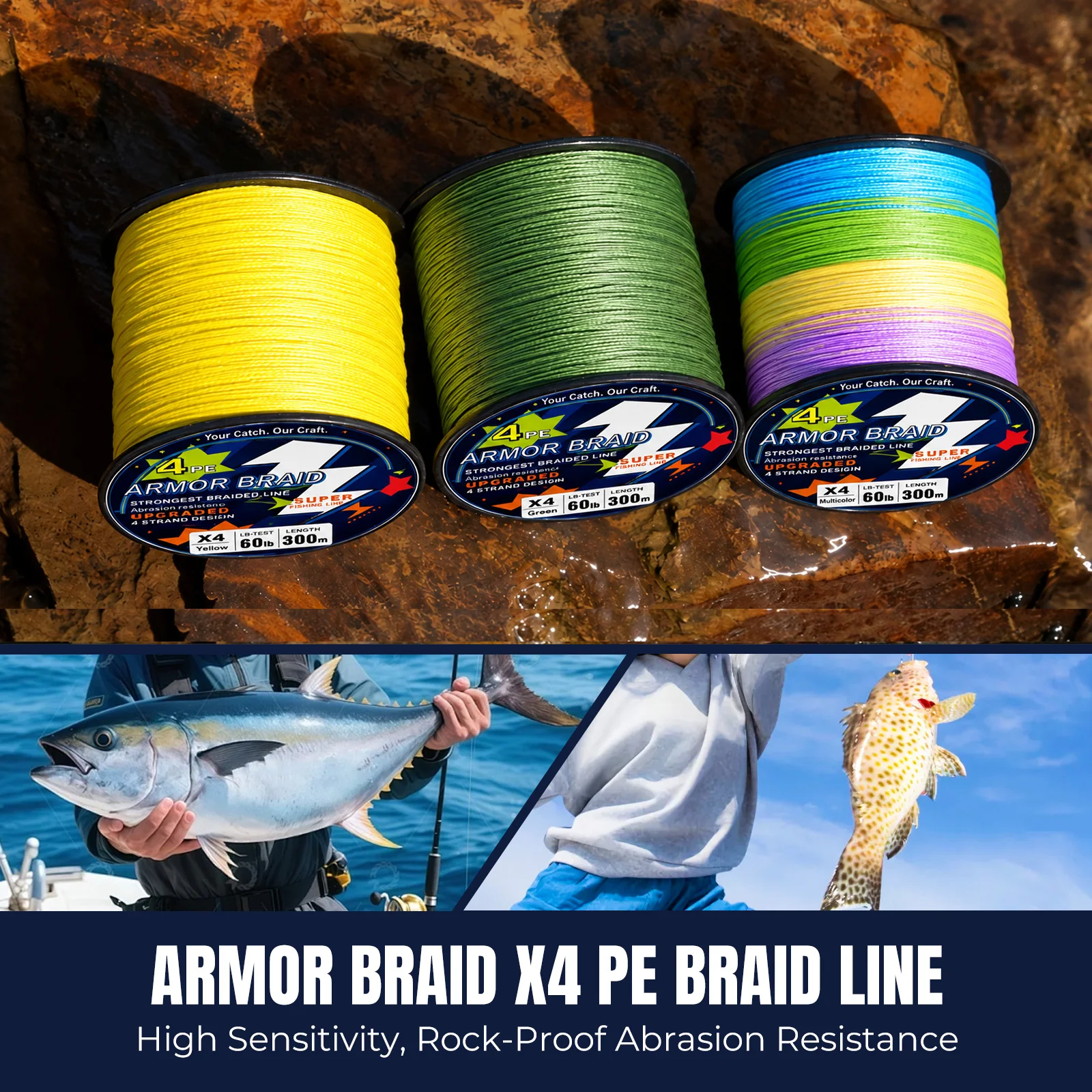 LOONGBRAID 4.5-36.6KG X4 Stran - Freshwater Line 评论和价格