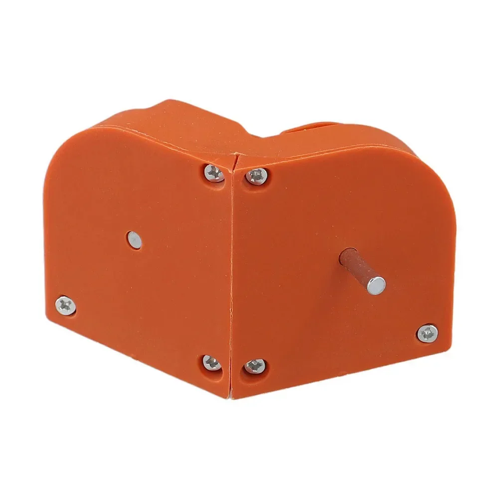 DIY Projects Double-side Drill Sharpener Kitchen Slicer Sharpener Orange Color Plastic Material For Cutting Tools