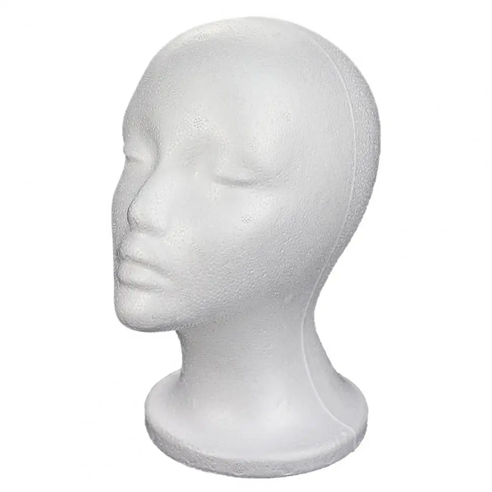 Foam Mannequin Head Sunglasses Display Stand Foam Wig Head Mannequin Display Stand for Hairpieces Hats Sunglasses for Headwear