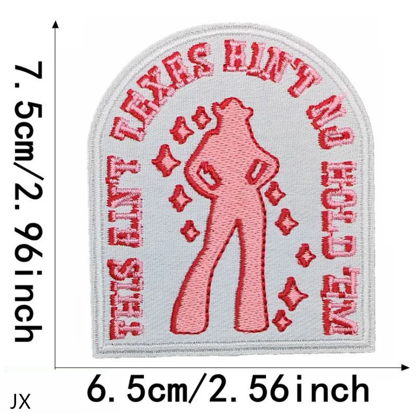 10 Pcs Popular Badges Embroidered Patches Iron On Clothing Hat Bag Shoe Repair Material Phone Gift Box Decor DIY Accessory