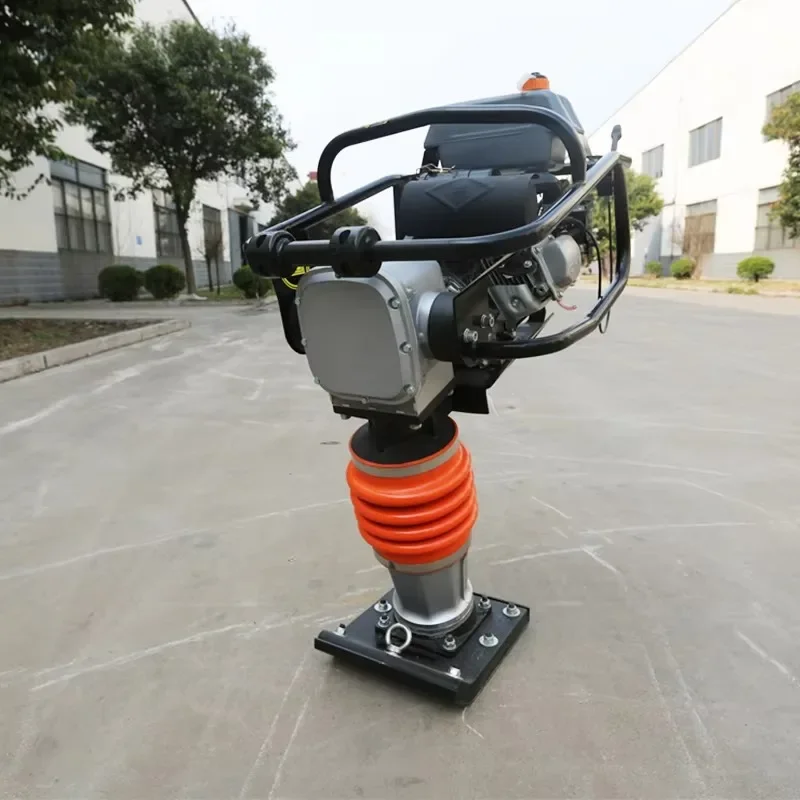 

High Quality 16KN 4KW R80 Manual Motor Compacting Vibration Tamping Rammer Compactor
