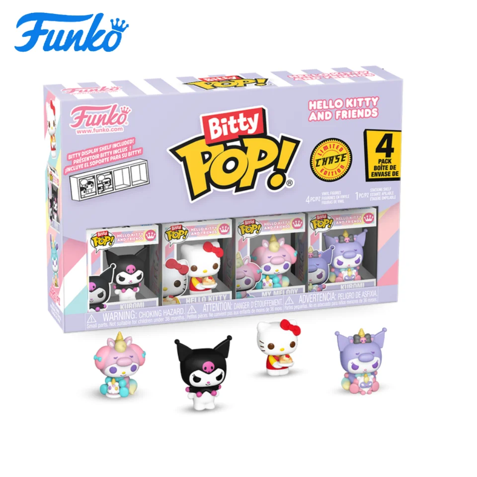

Funko Pop Mini Pop Figures: Sanrio - Kuromi 4-Piece Set - New Year Gift - Great Gift for Friends and Family for Christmas, New Year, and Birthdays, Pop Culture Decoration, Birthday Gift, Comic Book Collectibles, Officially Licensed Merchandise, Premium Co