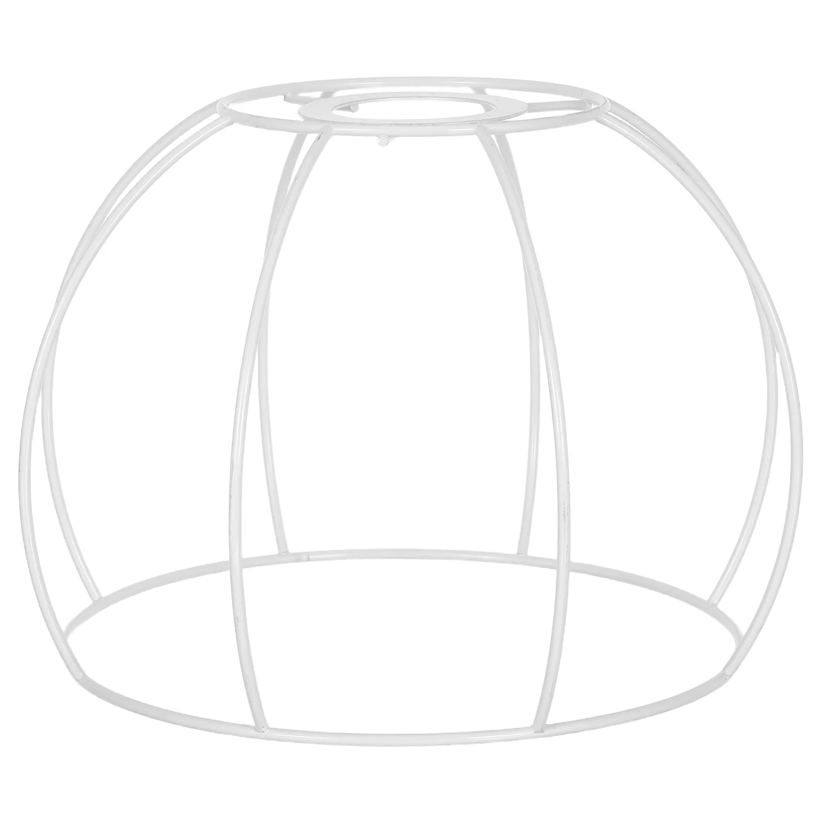 

Handmade Lampshade Iron Frame Round Metal Wire Ring For Diy Pendant Bedside Chandelier Lamp Cage Bulb Guard Lighting