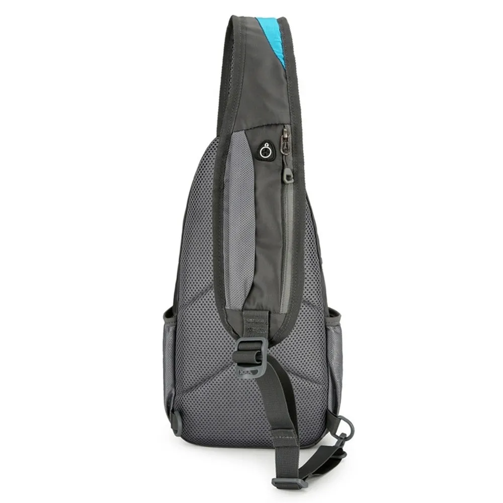 

Повседневная спортивная сумка через плечо, многофункциональная мужская нагрудная сумка с регулируемым ремнем, водонепроницаемая прочная поясная сумка через плечо для путешествий