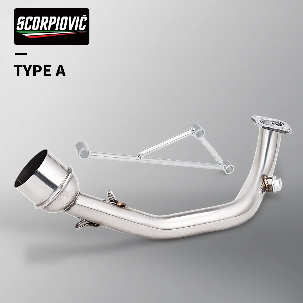 دراجة نارية العادم الخمار الهروب ربط ربط أنبوب الأوسط منتصف الأنابيب ل GY6 125 GY6 150 125cc 150CC