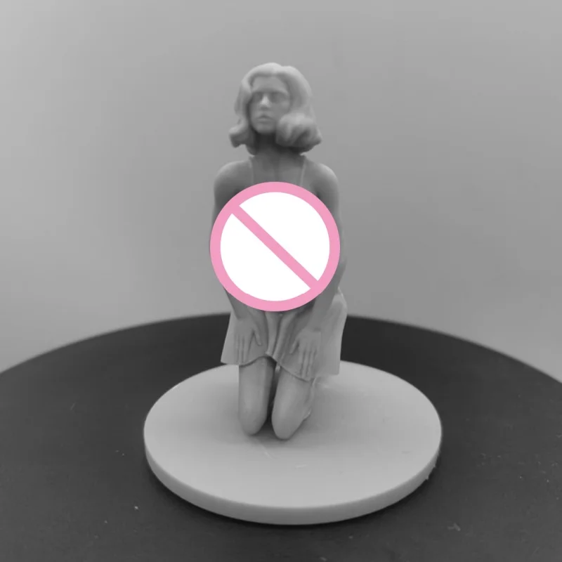 รูปเรซิ่น 1/24 Scale King Kong สาวฉากประกอบชุดประกอบและ Unpainted รูปปั้นของเล่น