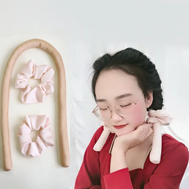 

Heatless Hair Curler Headband for Women, Hair Wrap Curling Ribbon, Girls Scrunchies Headwear Hair Accessories
