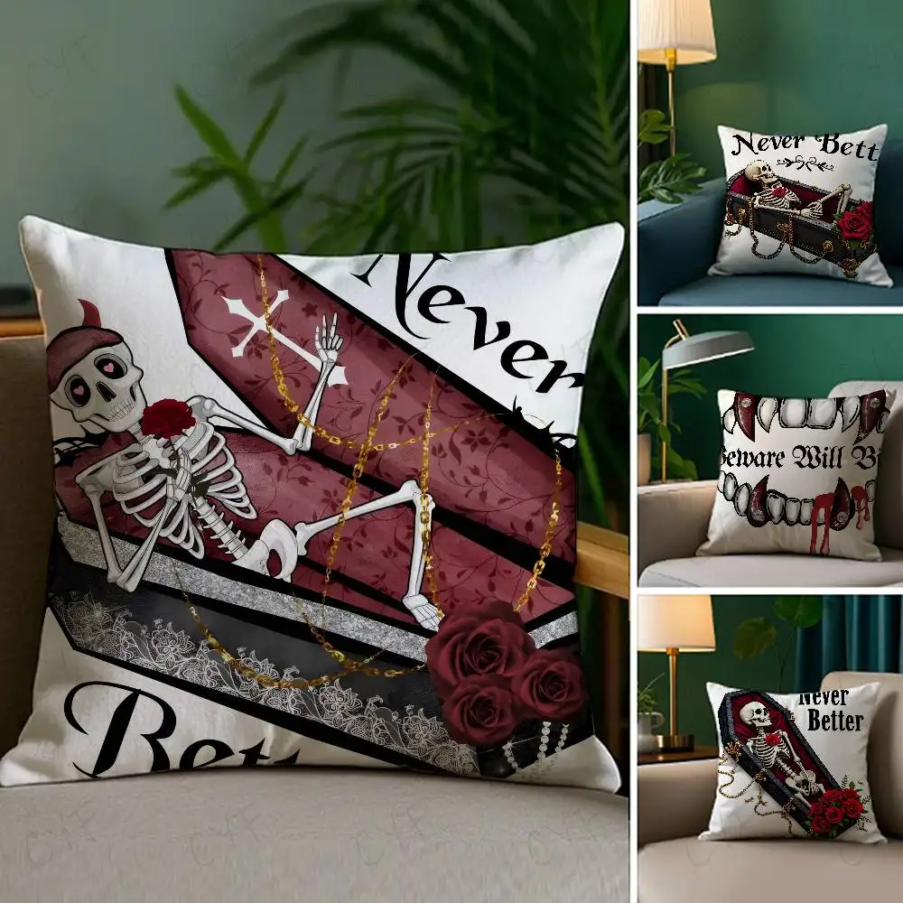 

Cool dark series print Pillow Case Custom Printed Brushed Fleece Pillow, Baby Skin-Touch, Eco-Friendly Dye-Sublimation Cushion f