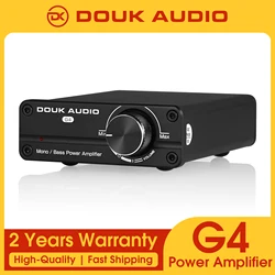 Douk Audio HiFi Subwoofer/Full-Frequency Mono Channel TPA3116 Digital Power Amplifier Mini Integrated Class D Amp for audiophile