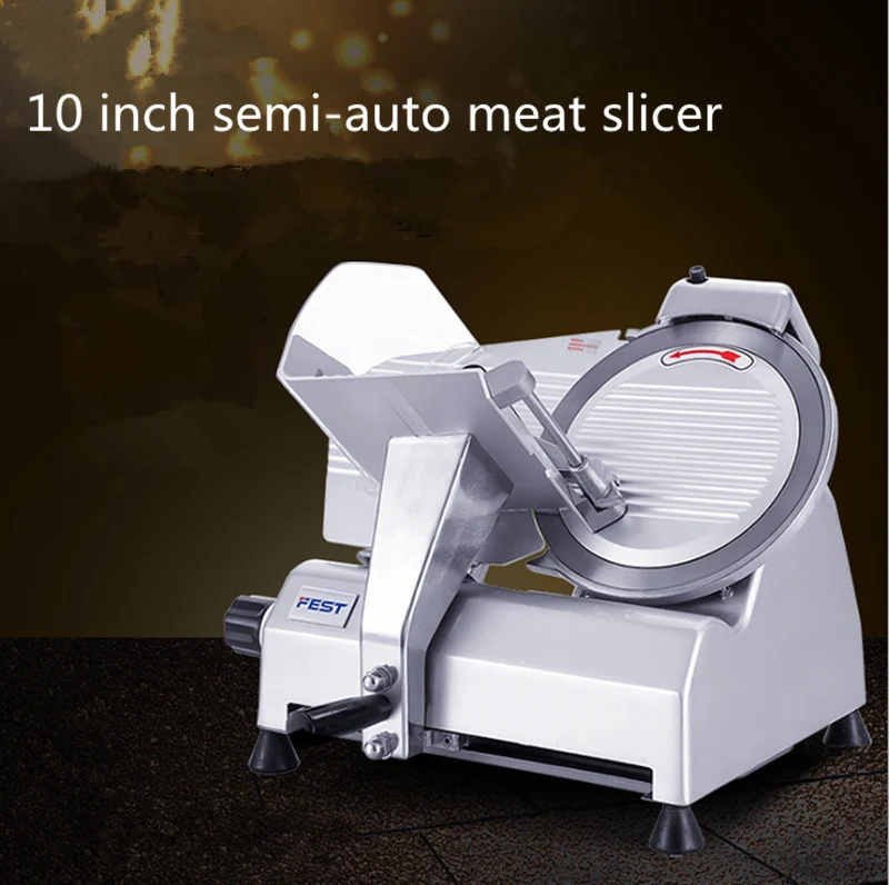 110V/220V Electric Meat Slicer  8 Inch Blade Electric Food Slicer Grinder Home Meat Slicer Cuting Machine