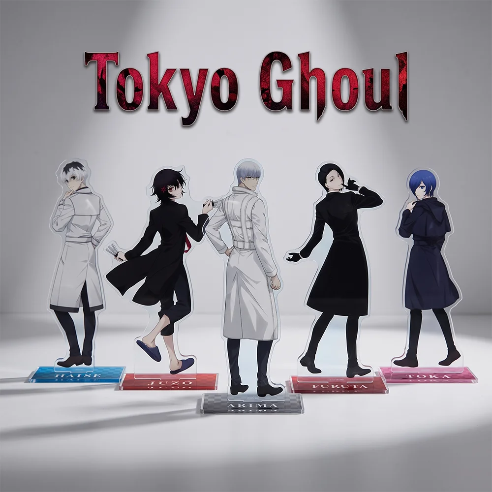 Tokyo Ghoul Ken Kaneki Uta Shu Juzo Battle Back 10&15CM Acrylic Stand Keychain 2026 New Anime Stand Desktop Decor Fans Gift