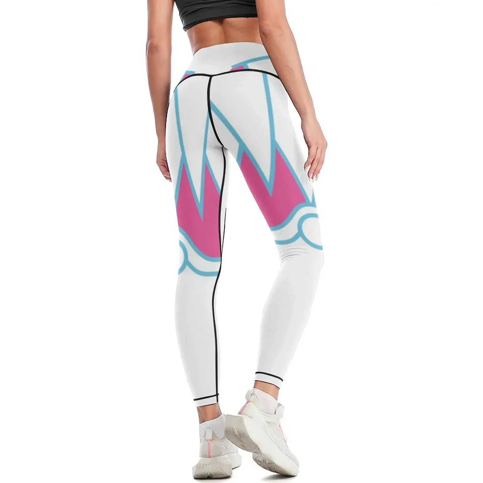 Blue Pink Luchacorn Leggings gym wear Clothing fitness Women's gym Women's high waist Womens Leggings