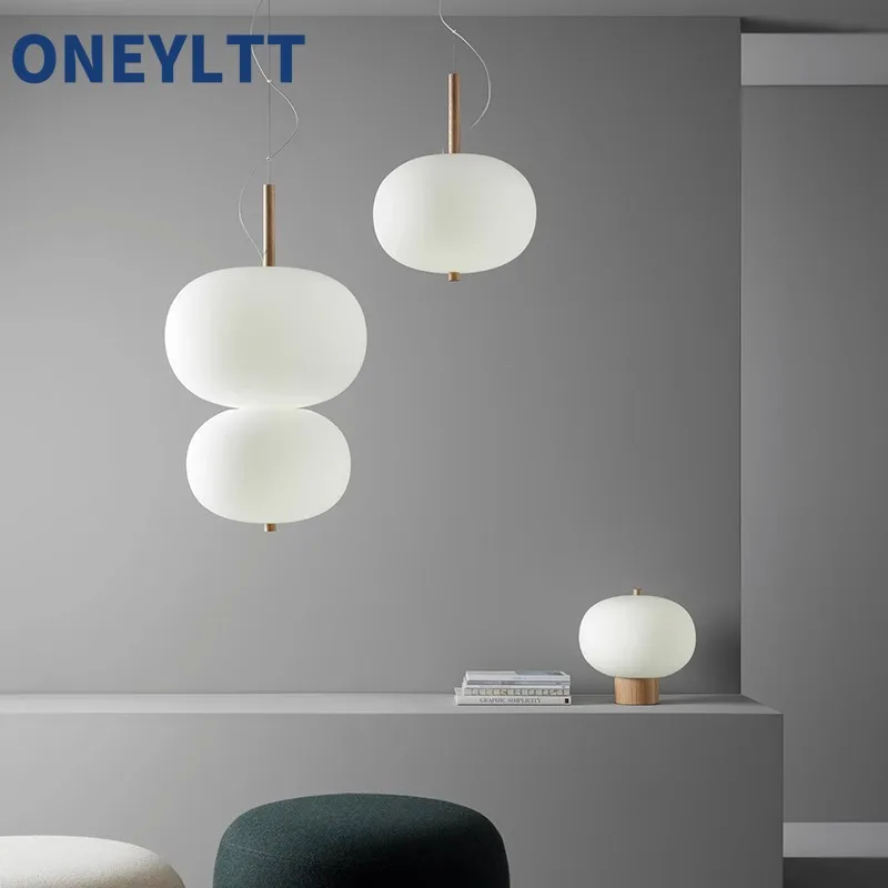 

Nordic Modern Creative Exhibition Hall Glass Chandelier Personalized Study Designer Simple Elliptical Restaurant Bar Lighting