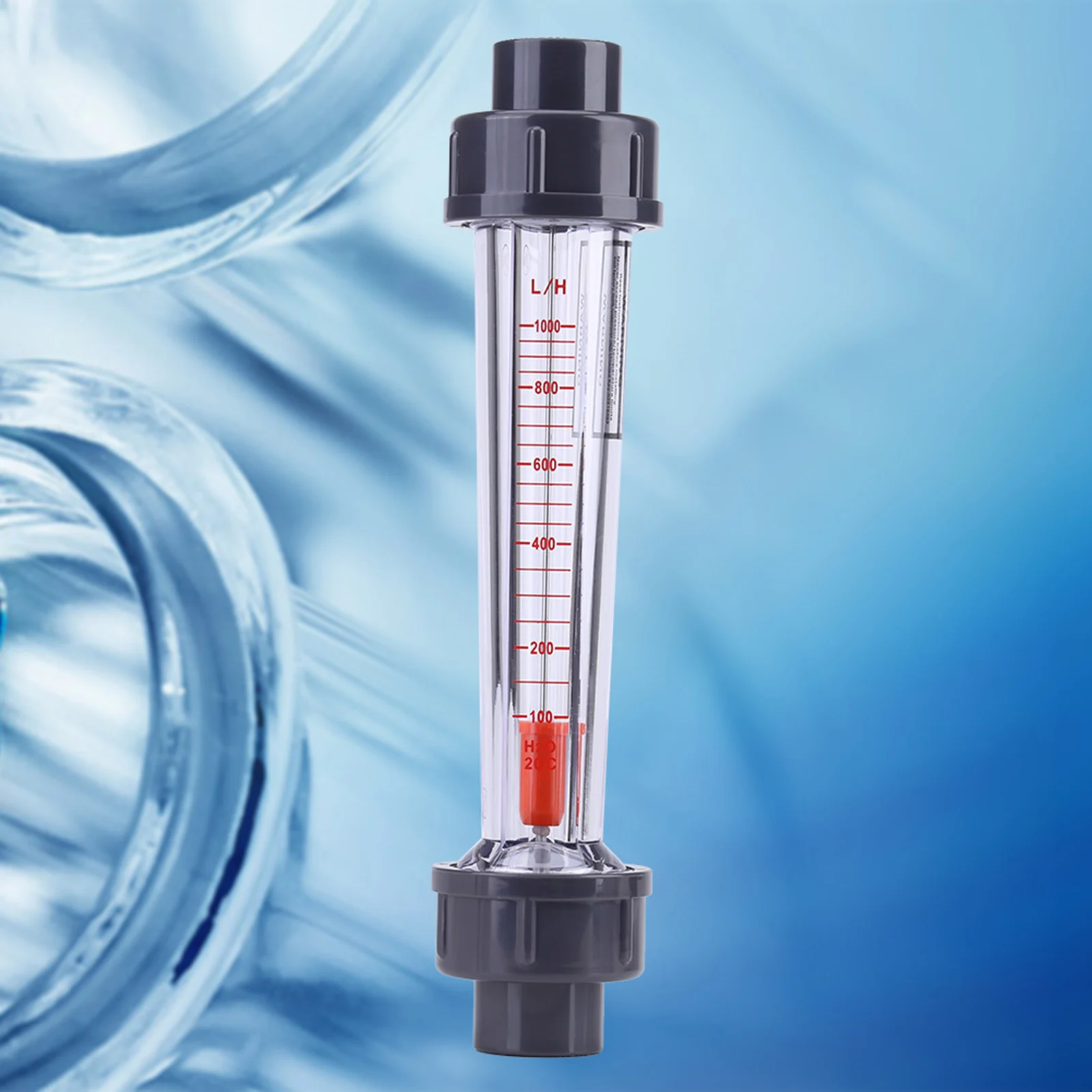 Plastic Tube Type 100‑1000L/H Water  Meter Flowmeter LZS‑15D Instantaneous Flowmeter Water Flowmeter Tube Type Flowmeter