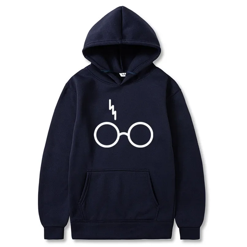 Glasses Cartoon Fashion Hoodie Casual Lifestyle Street Style High Street Culture Sports Women's Clothing