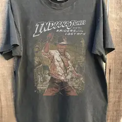 Indiana Jones Lost Ark Adventure T Shirt long or short sleeves