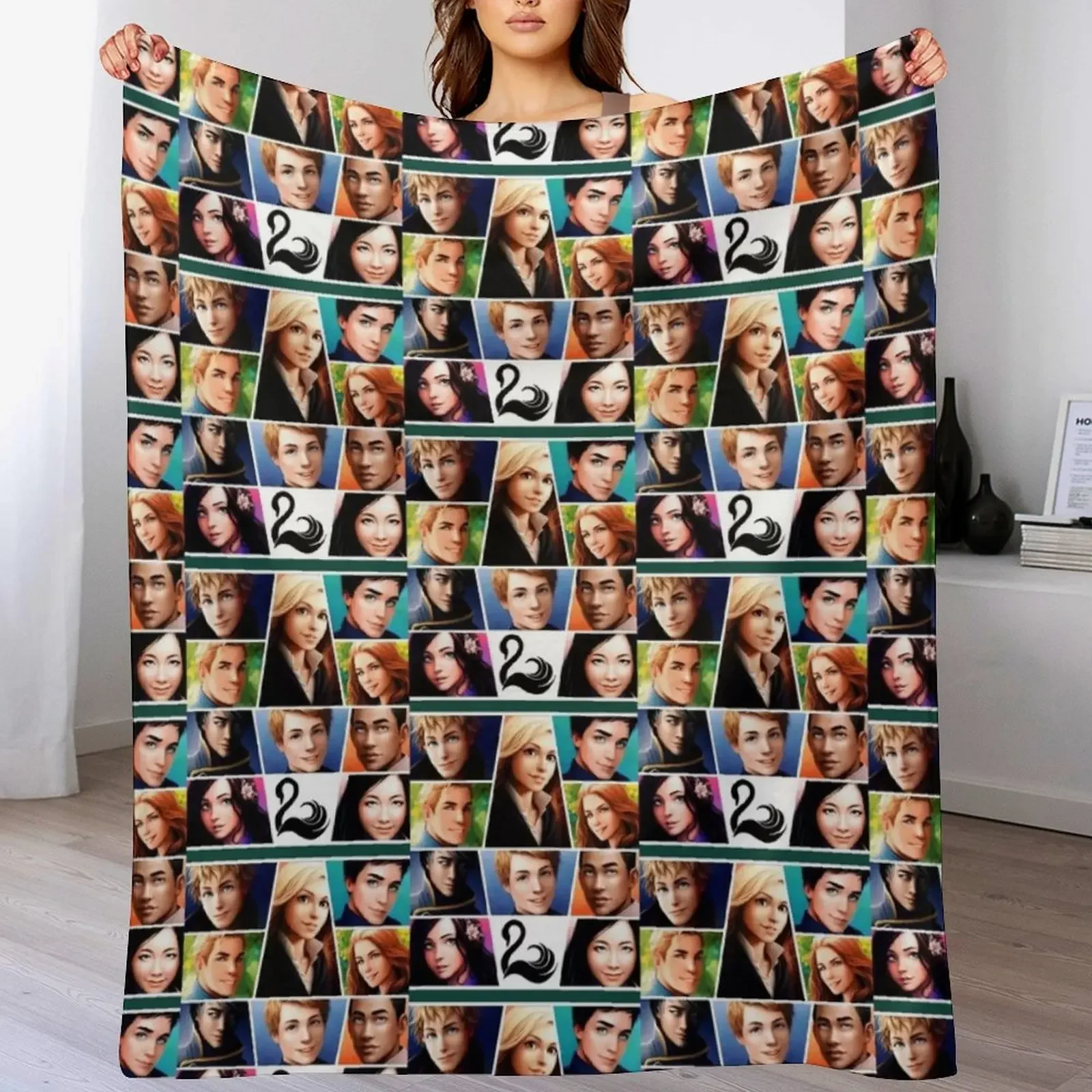 

Keeper Of The Lost Cities Character Throw Blanket blankets ands Retros Decorative Sofa Baby Blankets