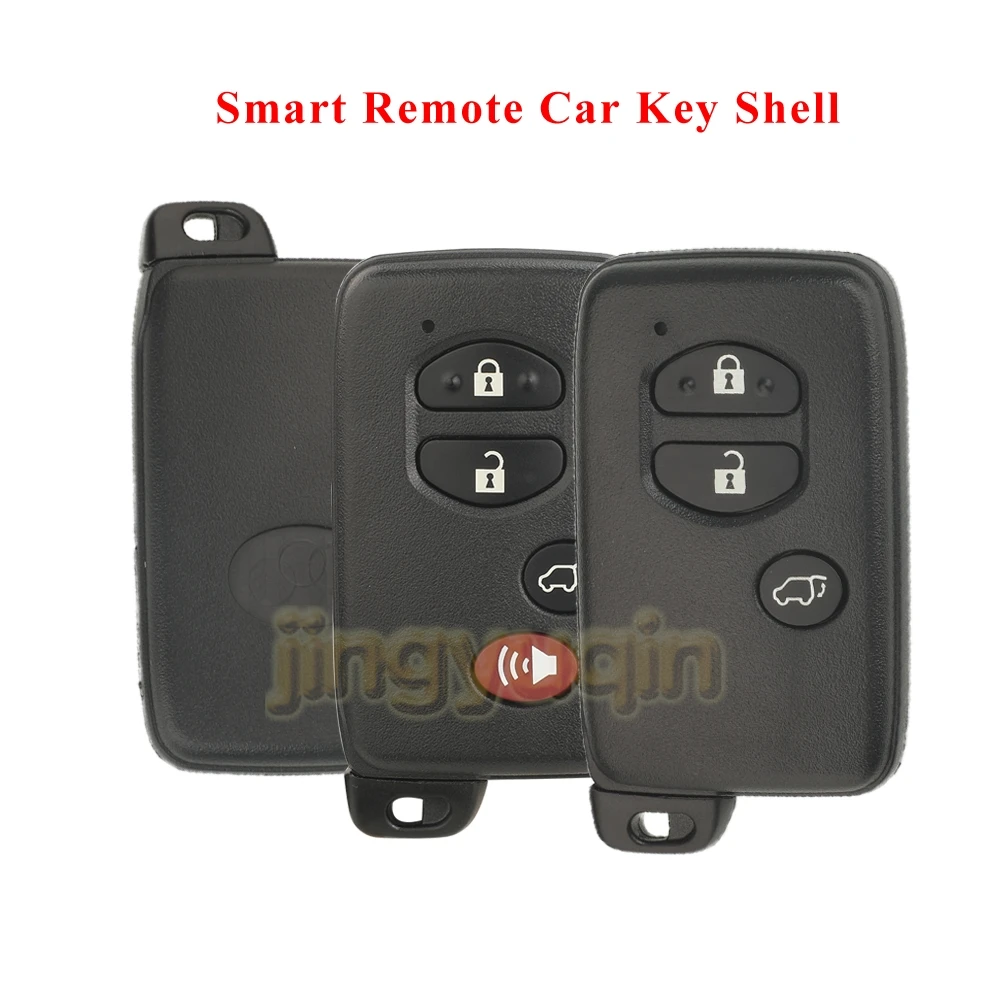 

Jingyuqin SUV 3/4, кнопки, замена умного дистанционного ключа автомобиля, брелок с необрезанным лезвием для Toyota 4 Runner Land Cruiser Prius 2010-2013